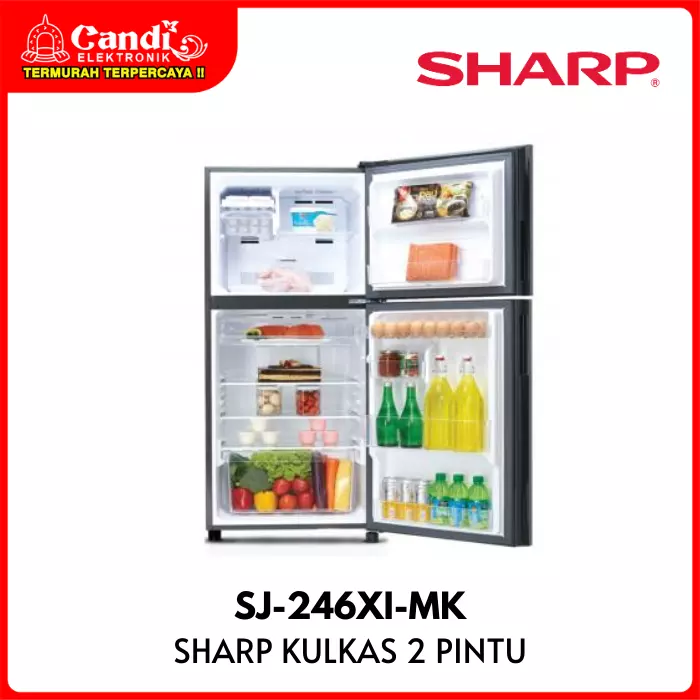 KULKAS 2 PINTU SHARP